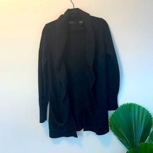Black cardigan